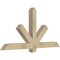 Ekena Millwork Kennewick Rough Sawn Timber Gable Bracket, Douglas Fir, 60"W x 30"H x 4"D x 4"F, 12/12 Pitch GBW060X30X0404KEN00RDF - alternate 2